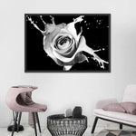 Rose Splash Wall Art
