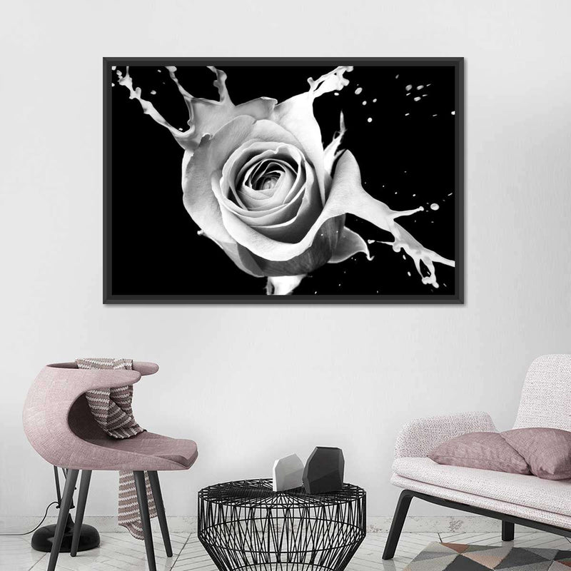 Rose Splash Wall Art