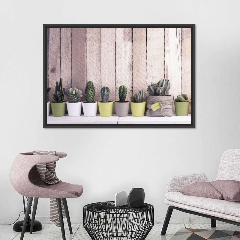 Succulent Plant Pots Wall Art