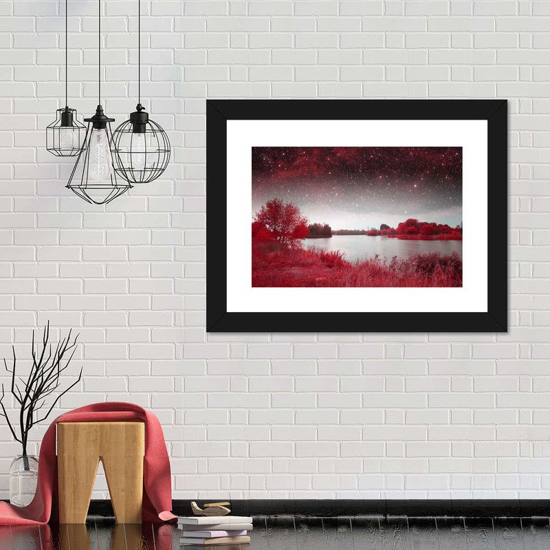 Red Mystical Spring Wall Art