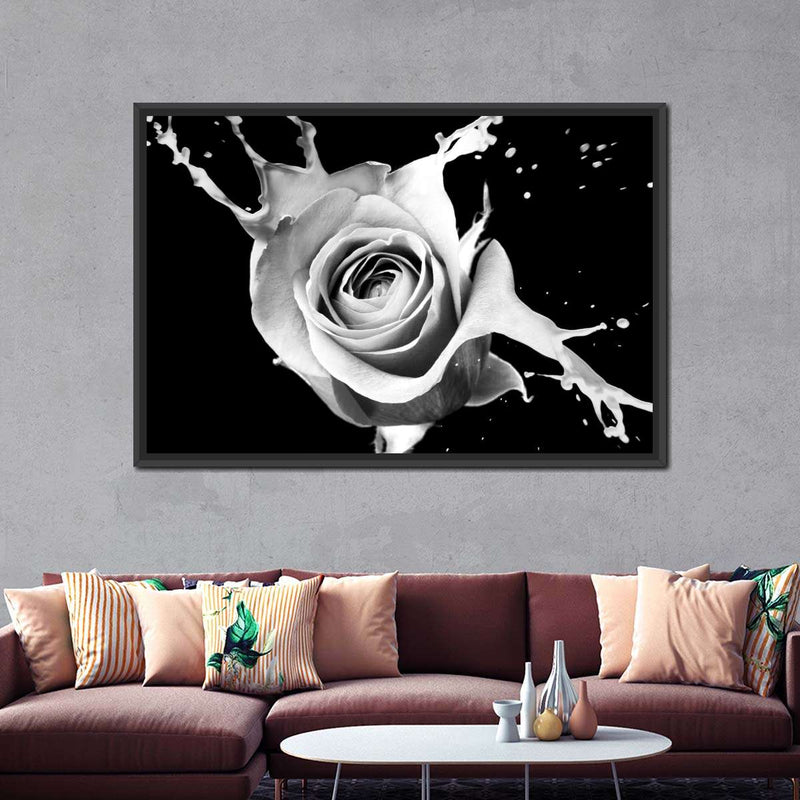 Rose Splash Wall Art