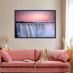 Sunset At Victoria Falls Wall Art