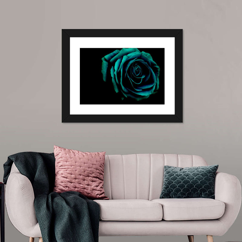 Green Flower Wall Art