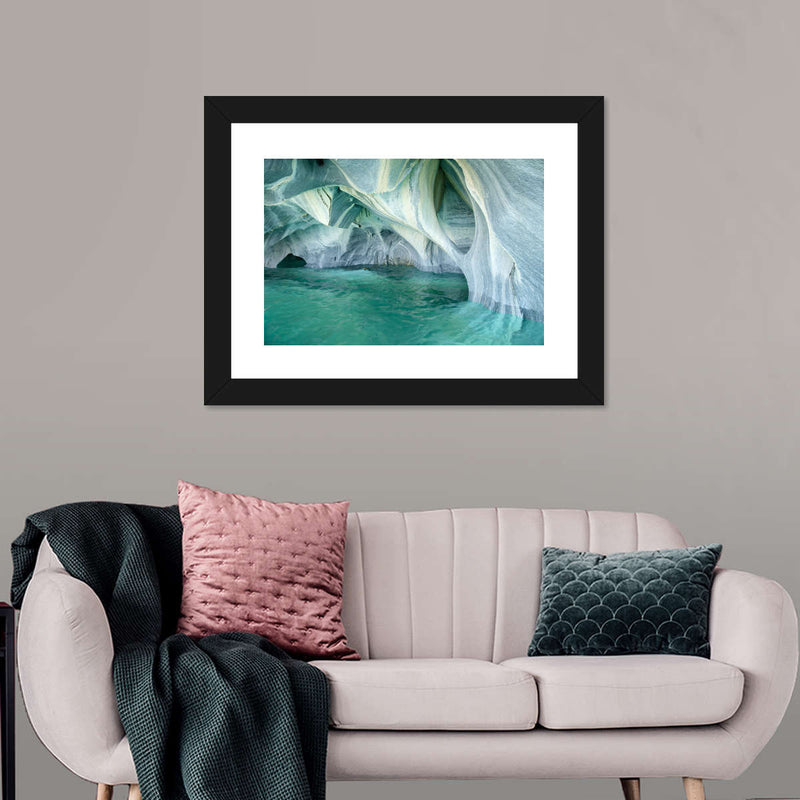 Marble Caves Carrera Lake Wall Art