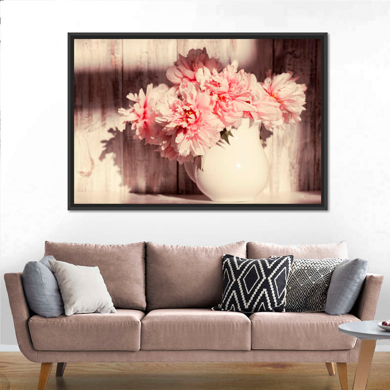 Sun Bright Peonies Wall Art