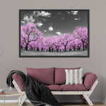 Pop Pink Forest Wall Art