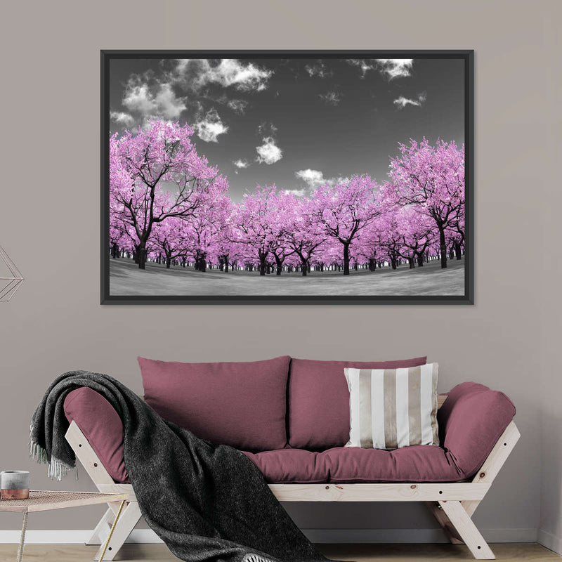 Pop Pink Forest Wall Art