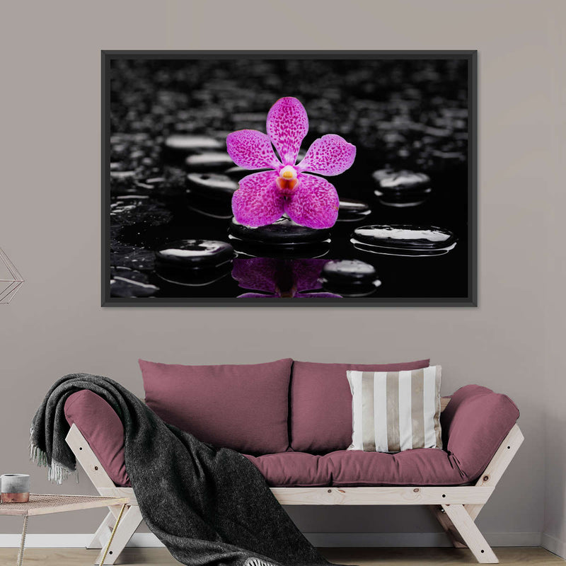 Zen Purple Orchid Wall Art