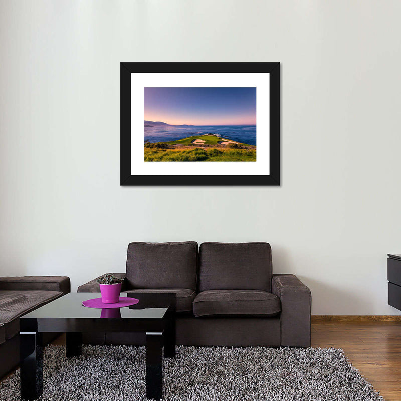 Pebble Beach Blue Sky Wall Art