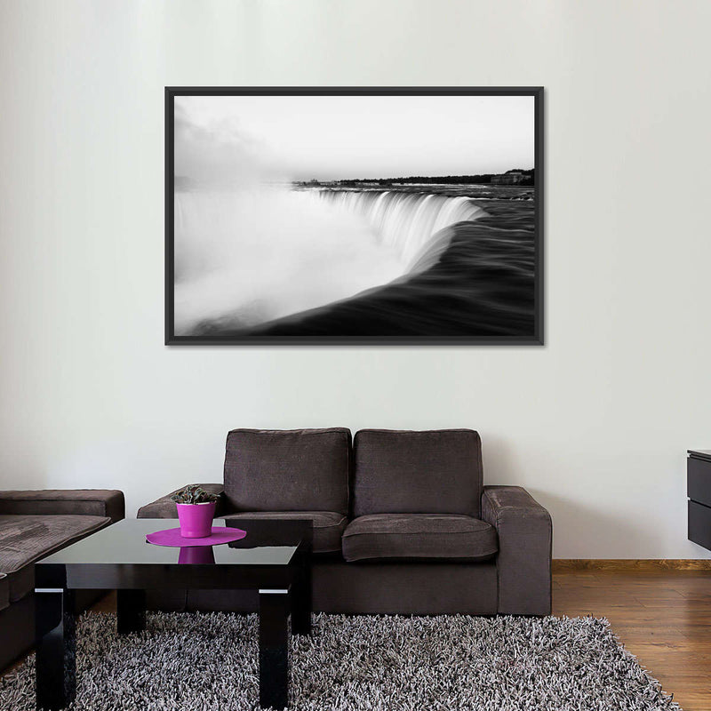 Monochromatic Niagara Falls Wall Art