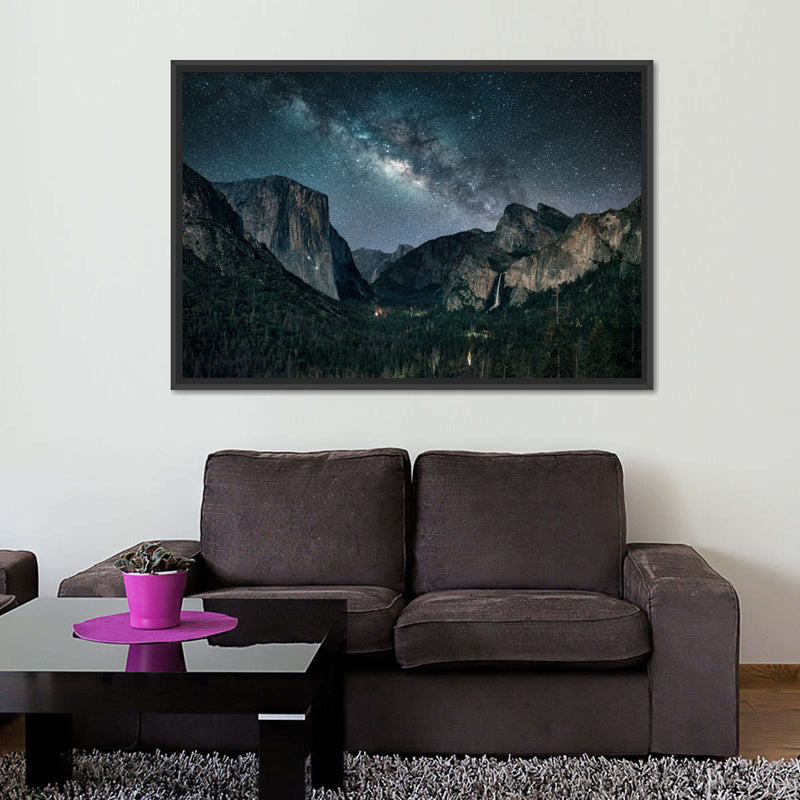 Stargazing At Yosemite Wall Art