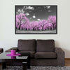 Pop Pink Forest Wall Art