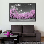 Pop Pink Forest Wall Art