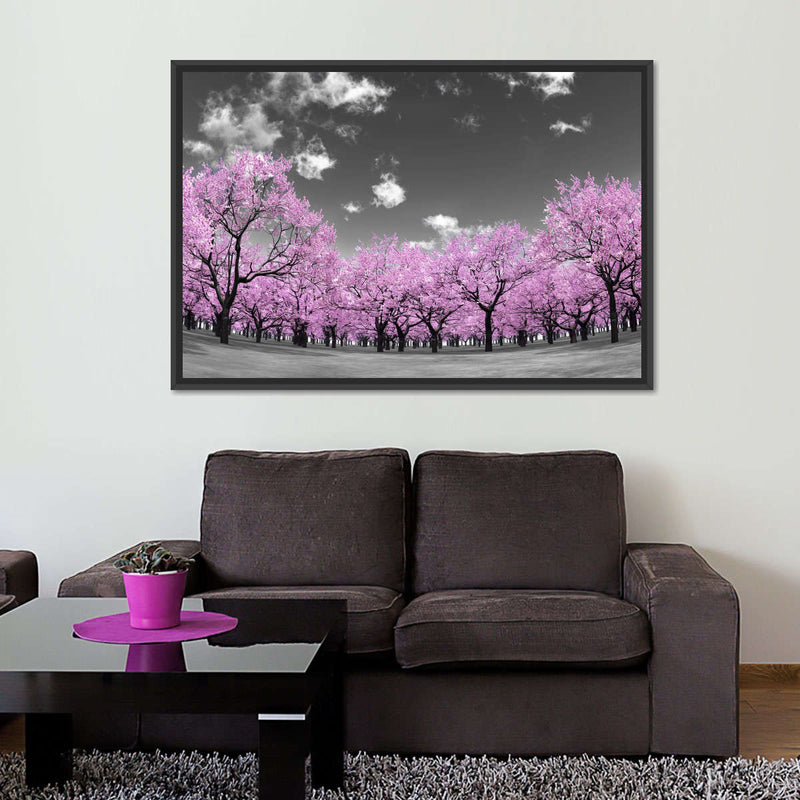 Pop Pink Forest Wall Art