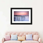Sunset At Victoria Falls Wall Art