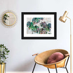 Monstera Leaves Wall Art