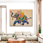 Rajasthani Elephant Wall Art