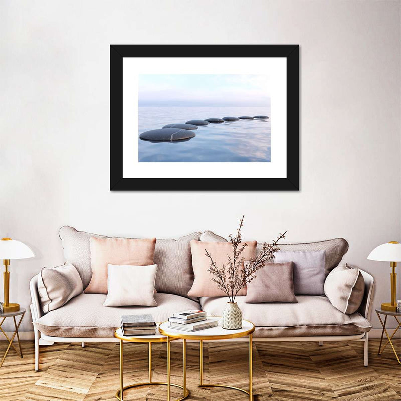 Water Zen Stones Wall Art