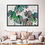 Monstera Leaves Wall Art