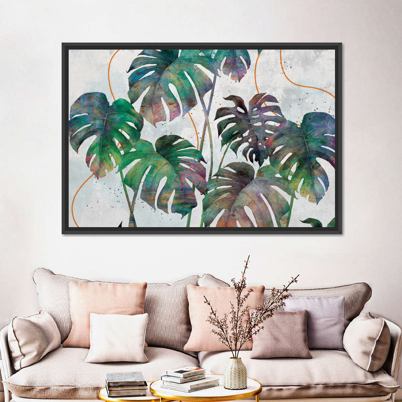 Monstera Leaves Wall Art