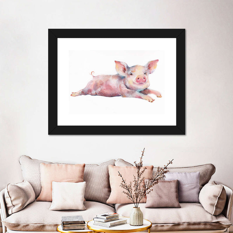 Precious Piglet Wall Art