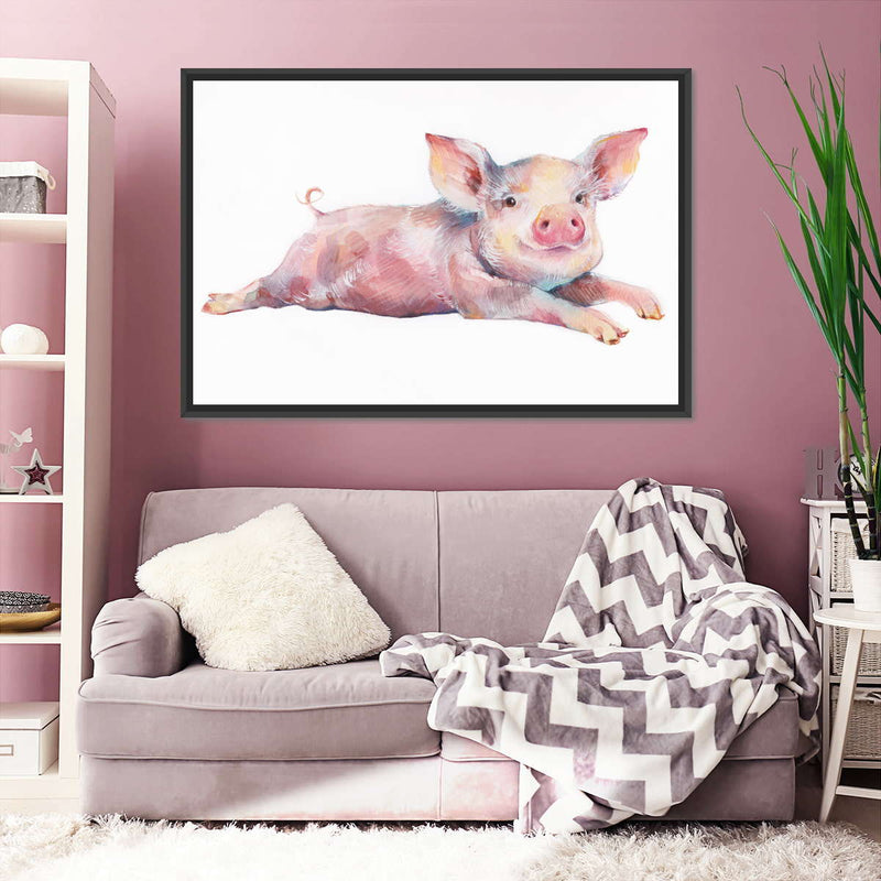 Precious Piglet Wall Art