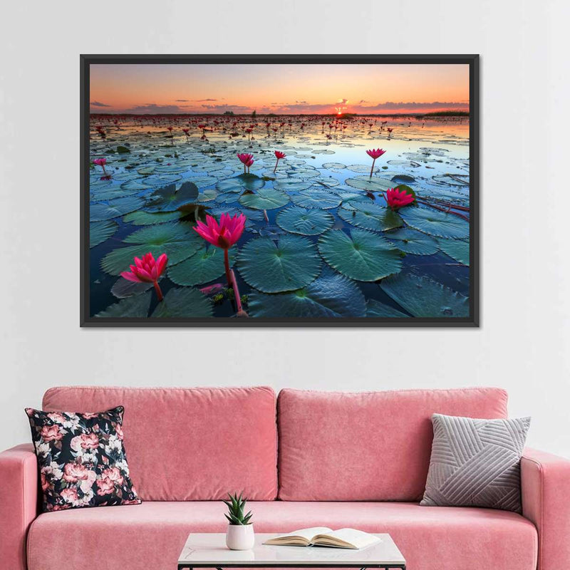 Lake Nong Harn Lotus Wall Art