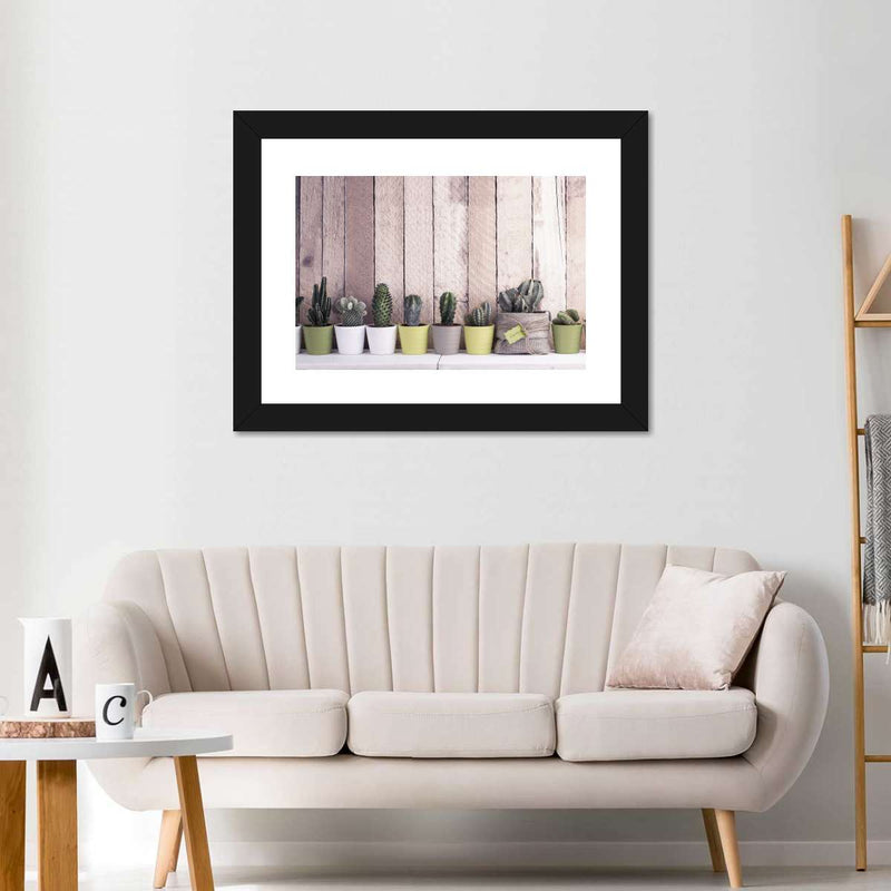 Succulent Plant Pots Wall Art
