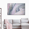Pink And Grey Abstract Wall Art