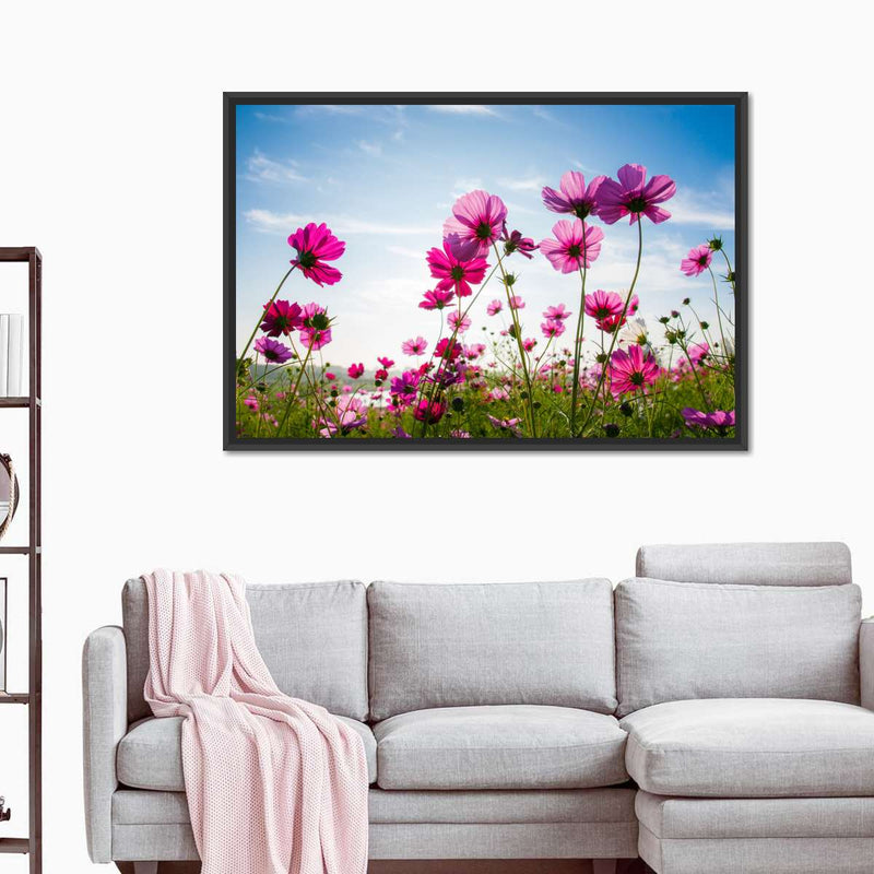 Wild Cosmos Flowers Wall Art