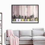 Succulent Plant Pots Wall Art
