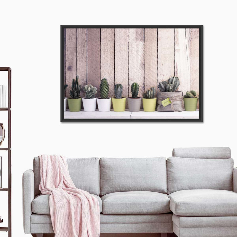 Succulent Plant Pots Wall Art