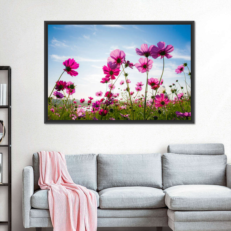 Wild Cosmos Flowers Wall Art