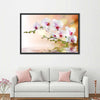 Orchid Flowers On Water Wall Art