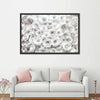White Roses Wall Art