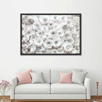 White Roses Wall Art