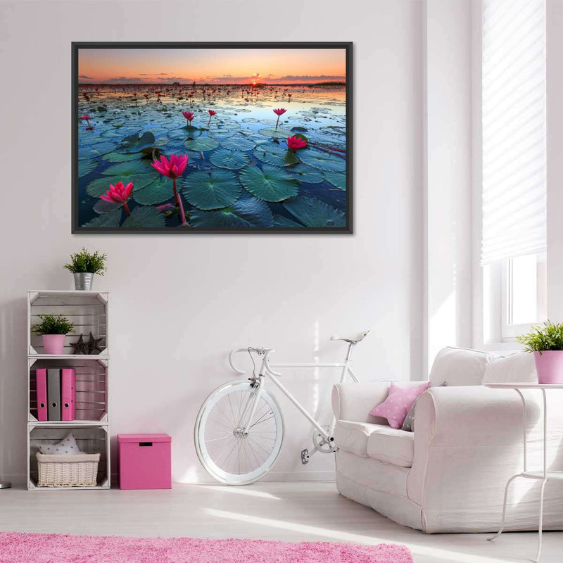 Lake Nong Harn Lotus Wall Art