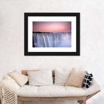Sunset At Victoria Falls Wall Art