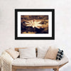 Sepia Lotus Flower Wall Art