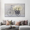 White Rose Bouquet Wall Art