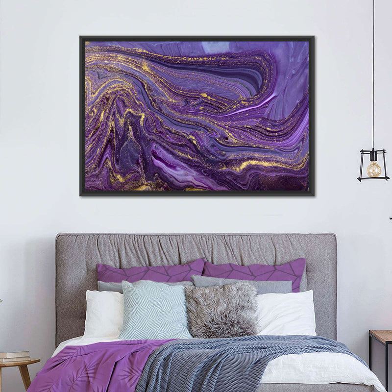 Purple Abstract Wall Art