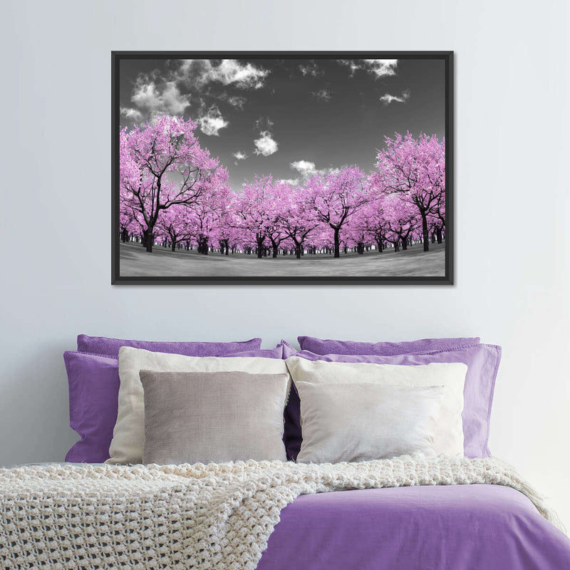 Pop Pink Forest Wall Art
