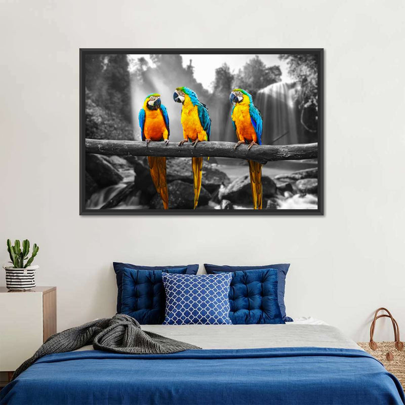 Macaw Friends Pop Wall Art