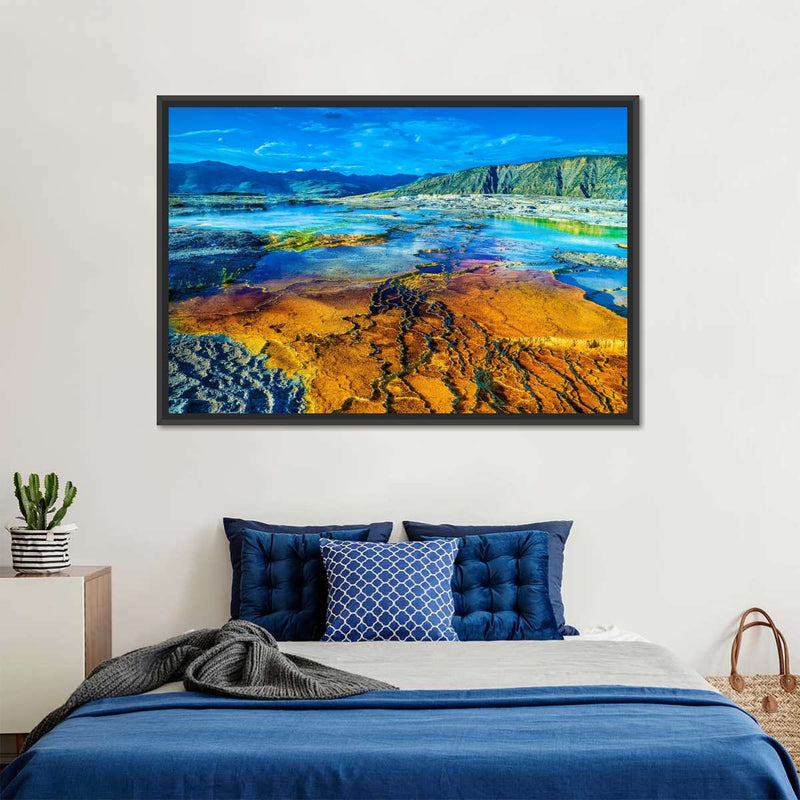 Yellowstone Mammoth Hot Springs Wall Art