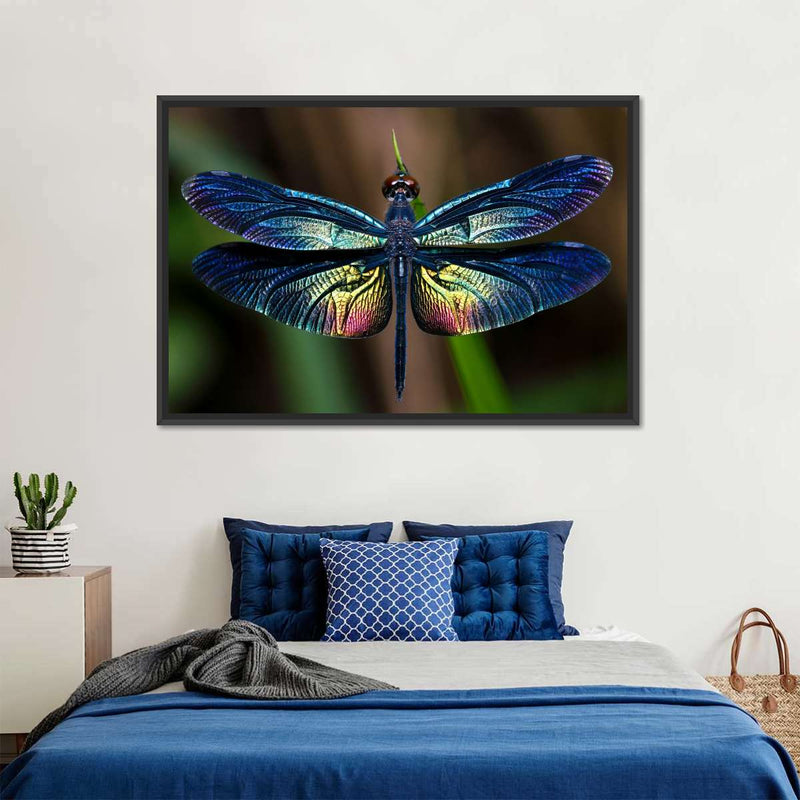 Prismatic Dragonfly Wall Art