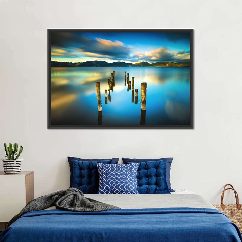 Massaciuccoli Lake Sunset Wall Art