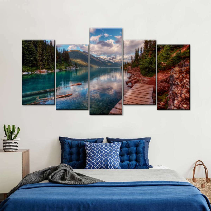 Lake Walkway Wall Art