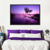 Violet Toned Lake Wall Art