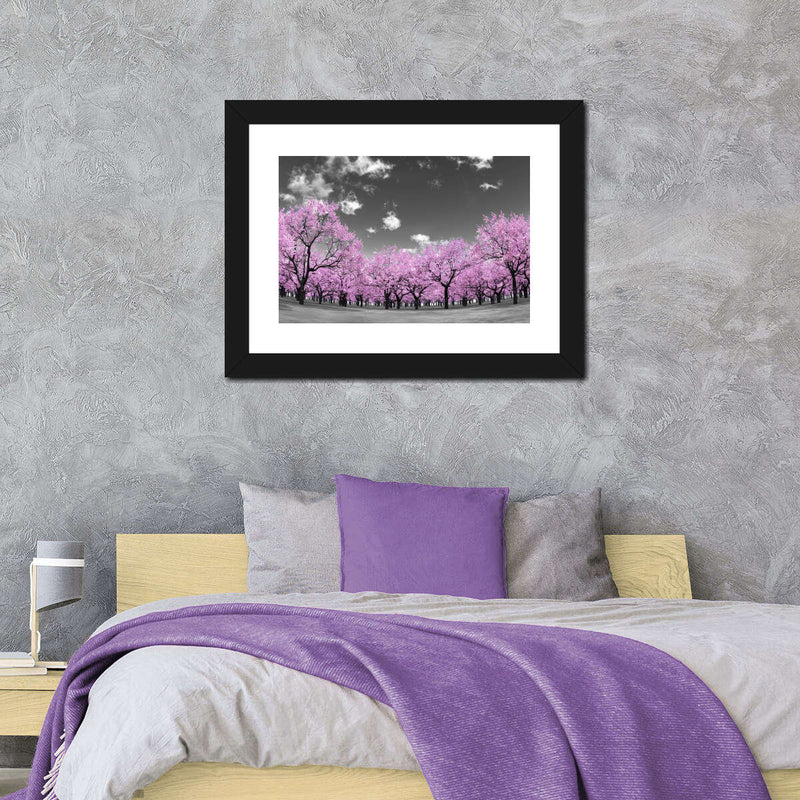 Pop Pink Forest Wall Art