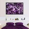 Purple Amethyst Geode Wall Art